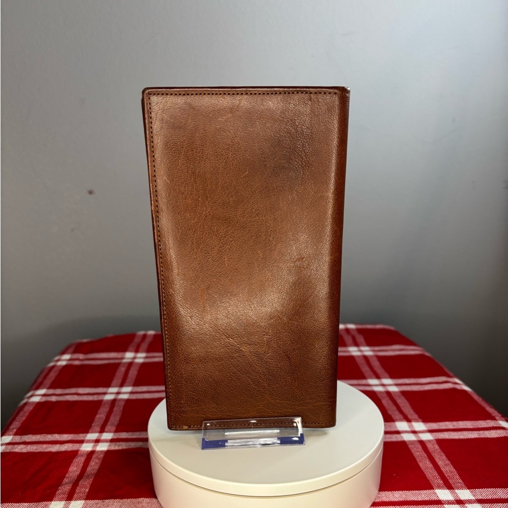 Coach Y2K Brown Glovetanned Leather Long Wallet NWOT - Picture 3 of 10